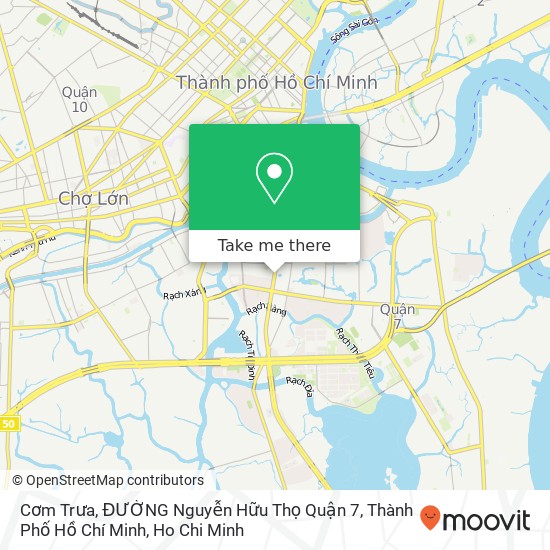 Cơm Trưa, ĐƯỜNG Nguyễn Hữu Thọ Quận 7, Thành Phố Hồ Chí Minh map