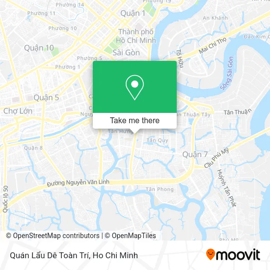 Quán Lẩu Dê Toàn Trí map
