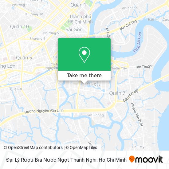 Đại Lý Rượu-Bia Nước Ngọt Thanh Nghi map