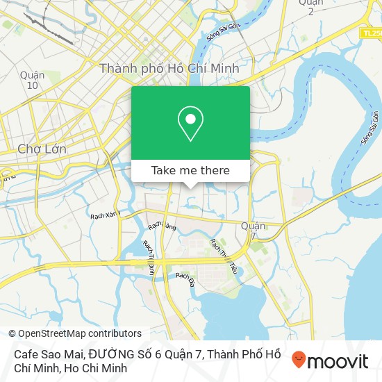 Cafe Sao Mai, ĐƯỜNG Số 6 Quận 7, Thành Phố Hồ Chí Minh map