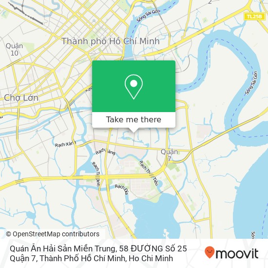 Quán Ăn Hải Sản Miền Trung, 58 ĐƯỜNG Số 25 Quận 7, Thành Phố Hồ Chí Minh map
