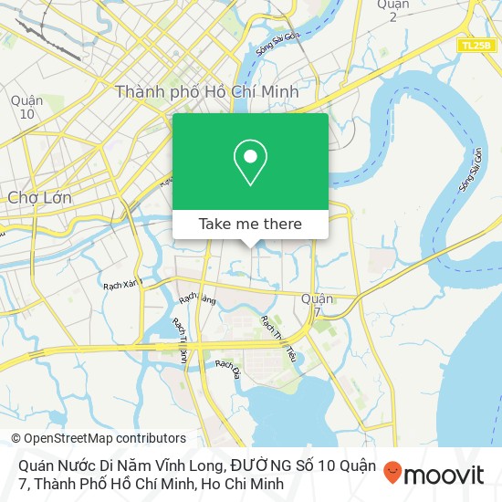 Quán Nước Di Năm Vĩnh Long, ĐƯỜNG Số 10 Quận 7, Thành Phố Hồ Chí Minh map