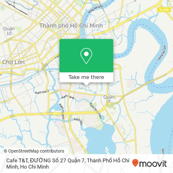 Cafe T&T, ĐƯỜNG Số 27 Quận 7, Thành Phố Hồ Chí Minh map