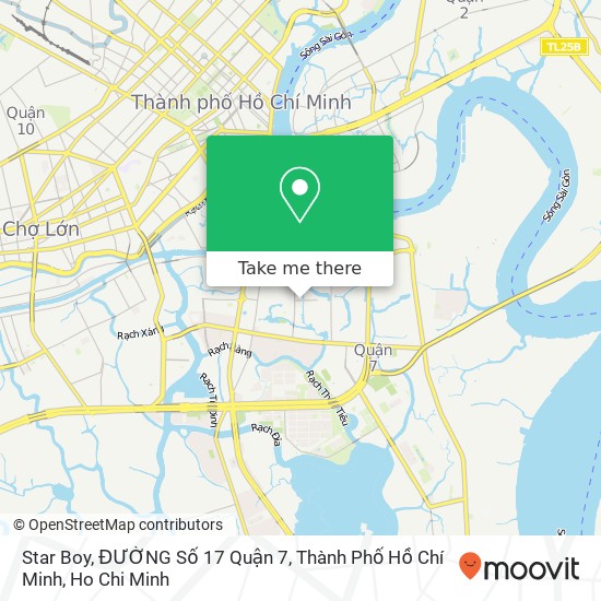 Star Boy, ĐƯỜNG Số 17 Quận 7, Thành Phố Hồ Chí Minh map