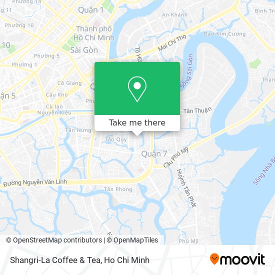 Shangri-La Coffee & Tea map