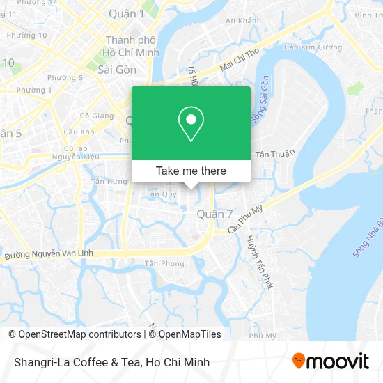 Shangri-La Coffee & Tea map