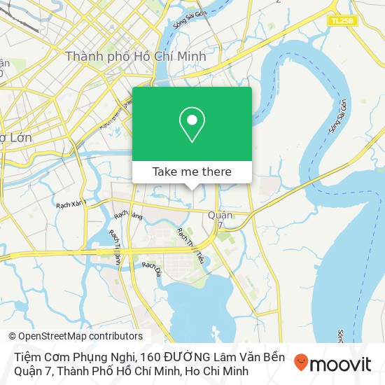Tiệm Cơm Phụng Nghi, 160 ĐƯỜNG Lâm Văn Bền Quận 7, Thành Phố Hồ Chí Minh map