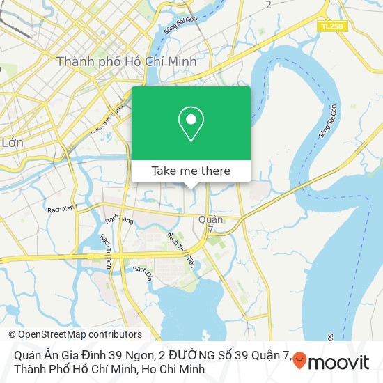 Quán Ăn Gia Đình 39 Ngon, 2 ĐƯỜNG Số 39 Quận 7, Thành Phố Hồ Chí Minh map