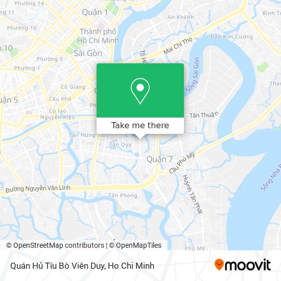 Quán Hủ Tíu Bò Viên Duy map