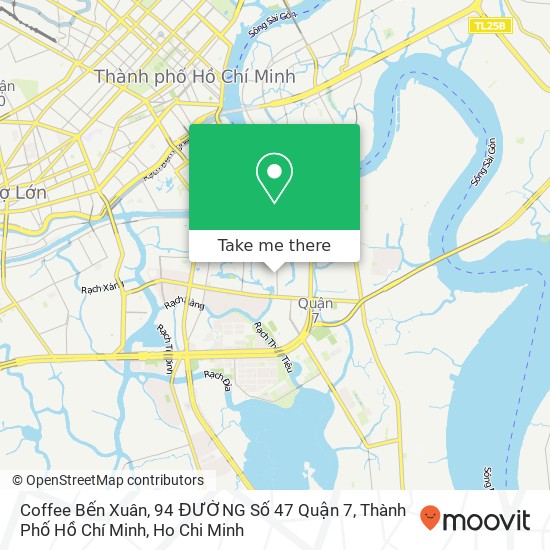 Coffee Bến Xuân, 94 ĐƯỜNG Số 47 Quận 7, Thành Phố Hồ Chí Minh map