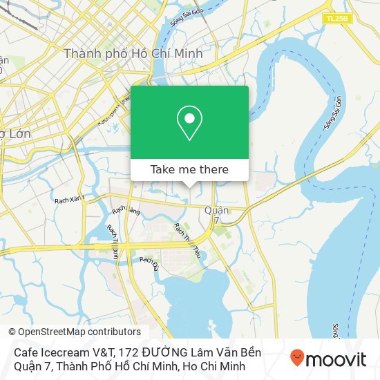 Cafe Icecream V&T, 172 ĐƯỜNG Lâm Văn Bền Quận 7, Thành Phố Hồ Chí Minh map