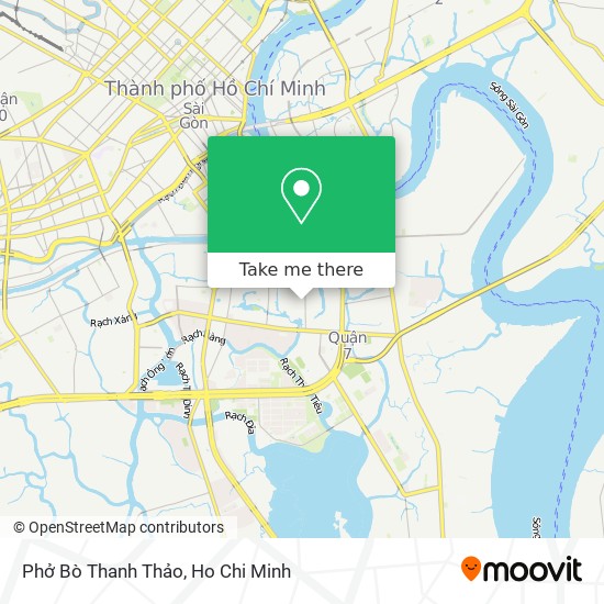 Phở Bò Thanh Thảo map