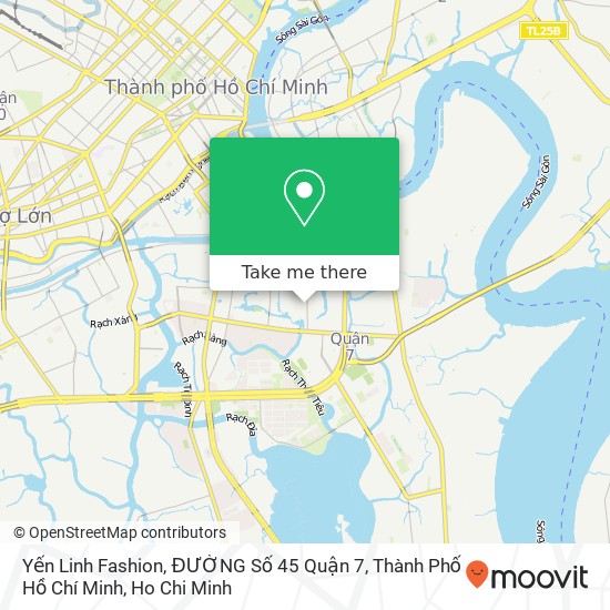 Yến Linh Fashion, ĐƯỜNG Số 45 Quận 7, Thành Phố Hồ Chí Minh map