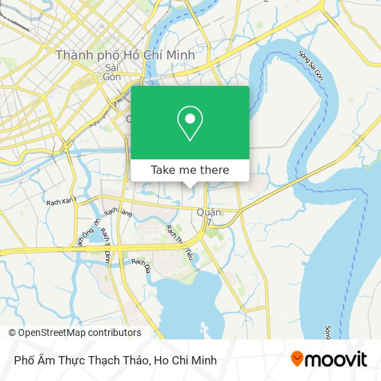 Phố Ẩm Thực Thạch Thảo map