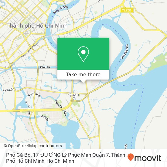 Phở Gà-Bò, 17 ĐƯỜNG Lý Phục Man Quận 7, Thành Phố Hồ Chí Minh map