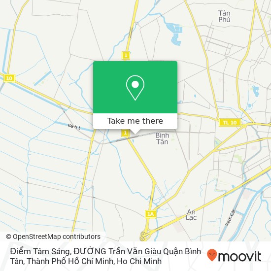 Điểm Tâm Sáng, ĐƯỜNG Trần Văn Giàu Quận Bình Tân, Thành Phố Hồ Chí Minh map