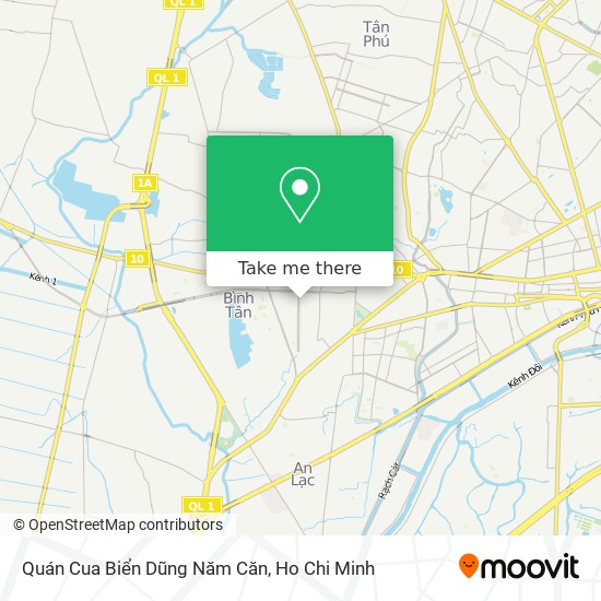 Quán Cua Biển Dũng Năm Căn map