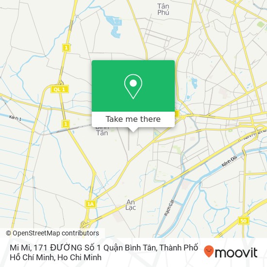 Mi Mi, 171 ĐƯỜNG Số 1 Quận Bình Tân, Thành Phố Hồ Chí Minh map