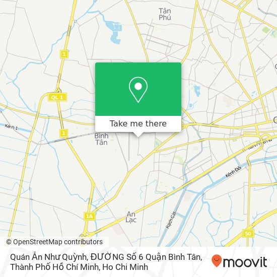 Quán Ăn Như Quỳnh, ĐƯỜNG Số 6 Quận Bình Tân, Thành Phố Hồ Chí Minh map