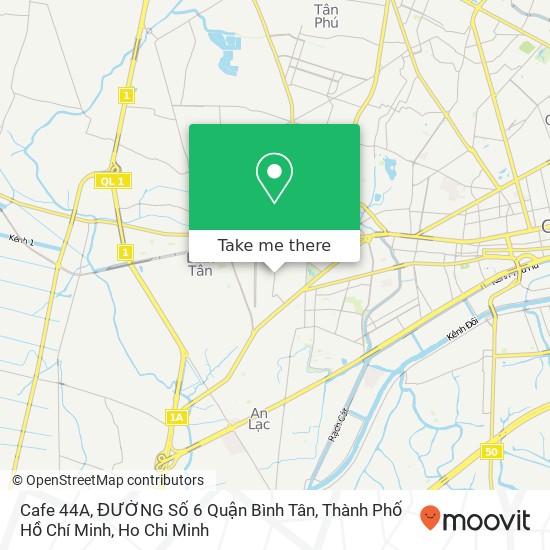 Cafe 44A, ĐƯỜNG Số 6 Quận Bình Tân, Thành Phố Hồ Chí Minh map