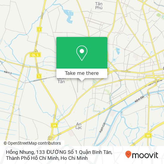 Hồng Nhung, 133 ĐƯỜNG Số 1 Quận Bình Tân, Thành Phố Hồ Chí Minh map