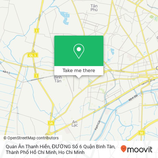 Quán Ăn Thanh Hiền, ĐƯỜNG Số 6 Quận Bình Tân, Thành Phố Hồ Chí Minh map