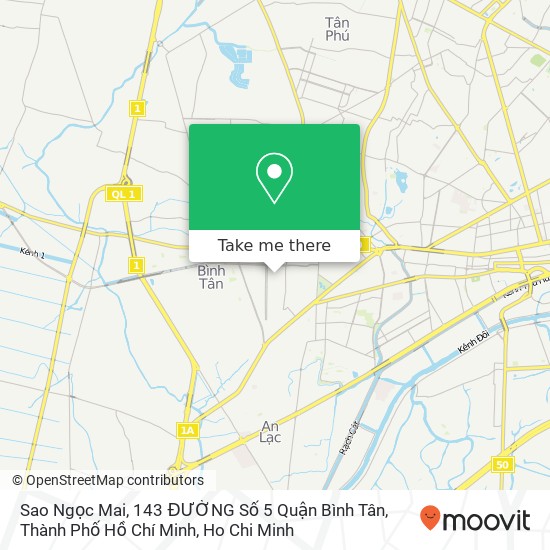 Sao Ngọc Mai, 143 ĐƯỜNG Số 5 Quận Bình Tân, Thành Phố Hồ Chí Minh map