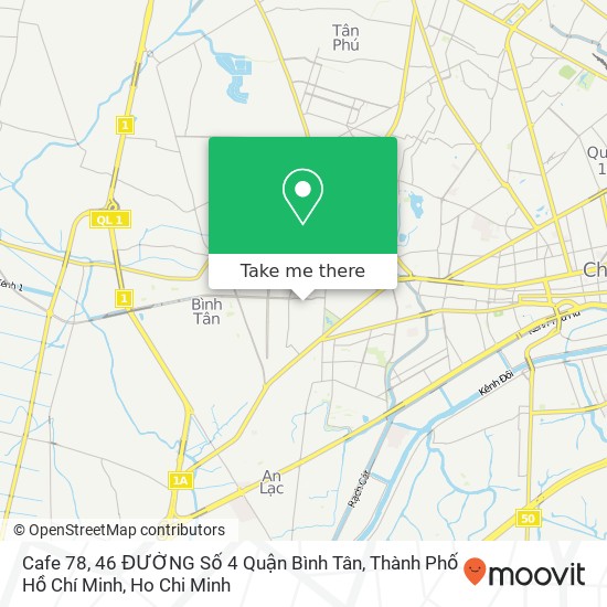 Cafe 78, 46 ĐƯỜNG Số 4 Quận Bình Tân, Thành Phố Hồ Chí Minh map