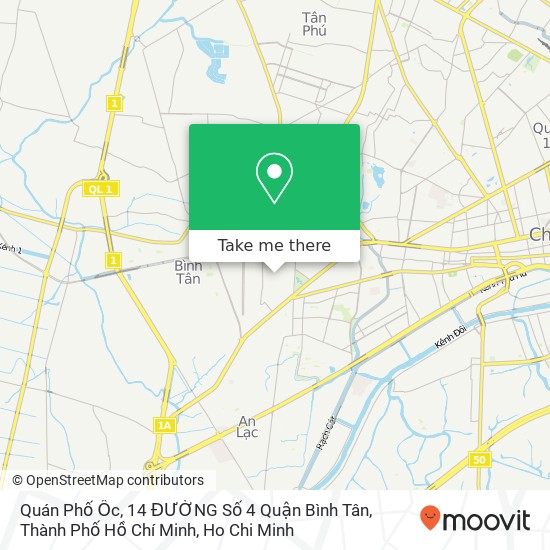 Quán Phố Ốc, 14 ĐƯỜNG Số 4 Quận Bình Tân, Thành Phố Hồ Chí Minh map