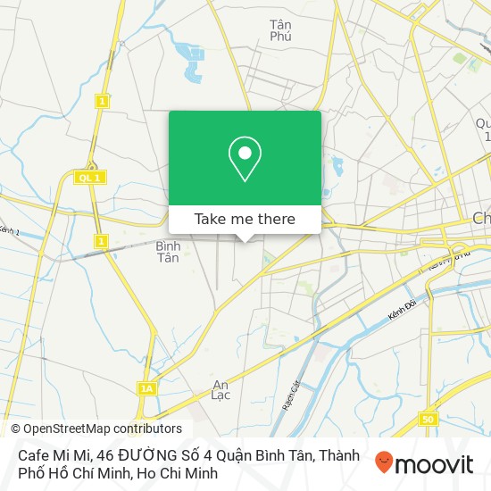 Cafe Mi Mi, 46 ĐƯỜNG Số 4 Quận Bình Tân, Thành Phố Hồ Chí Minh map