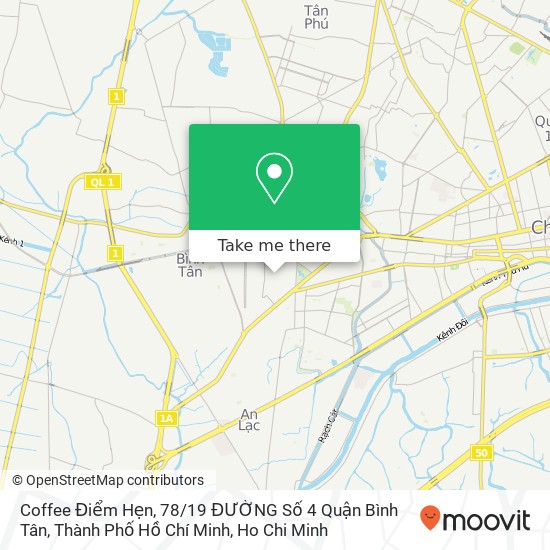 Coffee Điểm Hẹn, 78 / 19 ĐƯỜNG Số 4 Quận Bình Tân, Thành Phố Hồ Chí Minh map