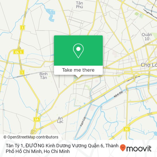 Tân Tý 1, ĐƯỜNG Kinh Dương Vương Quận 6, Thành Phố Hồ Chí Minh map