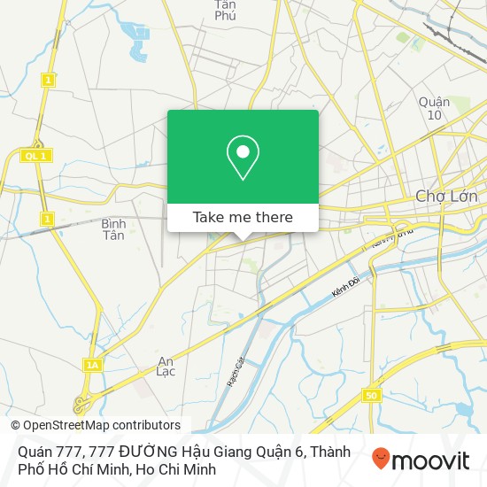 Quán 777, 777 ĐƯỜNG Hậu Giang Quận 6, Thành Phố Hồ Chí Minh map
