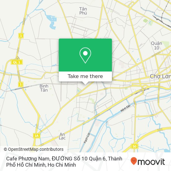 Cafe Phương Nam, ĐƯỜNG Số 10 Quận 6, Thành Phố Hồ Chí Minh map