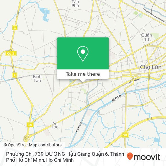 Phương Chi, 739 ĐƯỜNG Hậu Giang Quận 6, Thành Phố Hồ Chí Minh map