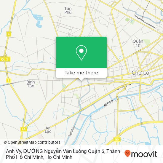 Anh Vy, ĐƯỜNG Nguyễn Văn Luông Quận 6, Thành Phố Hồ Chí Minh map