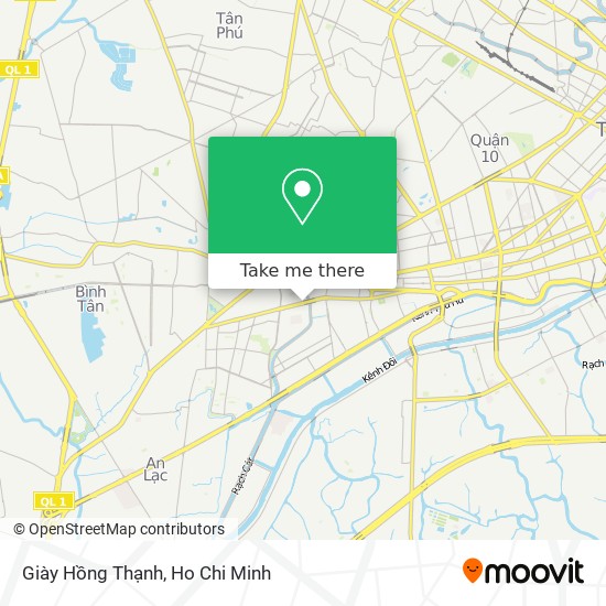 Giày Hồng Thạnh map
