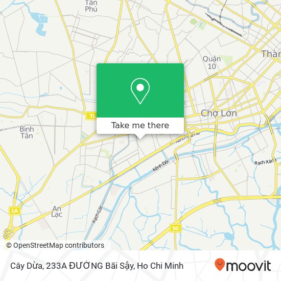 Cây Dừa, 233A ĐƯỜNG Bãi Sậy map