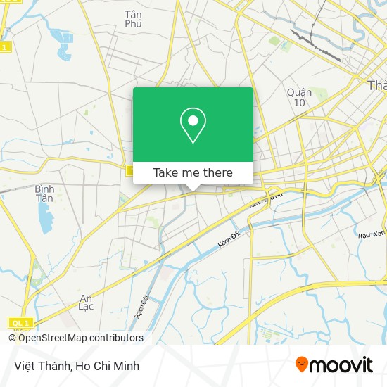 Việt Thành map