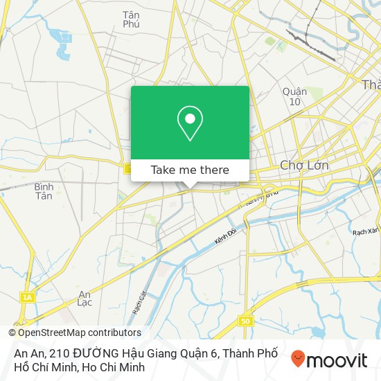 An An, 210 ĐƯỜNG Hậu Giang Quận 6, Thành Phố Hồ Chí Minh map