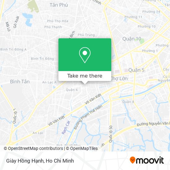 Giày Hồng Hạnh map