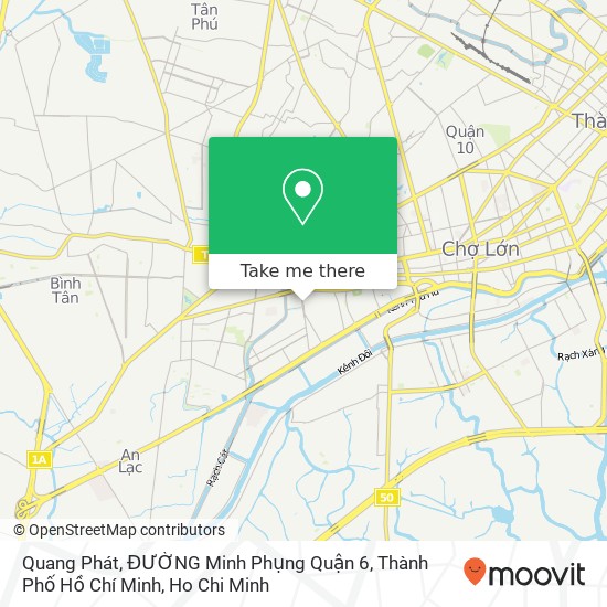 Quang Phát, ĐƯỜNG Minh Phụng Quận 6, Thành Phố Hồ Chí Minh map