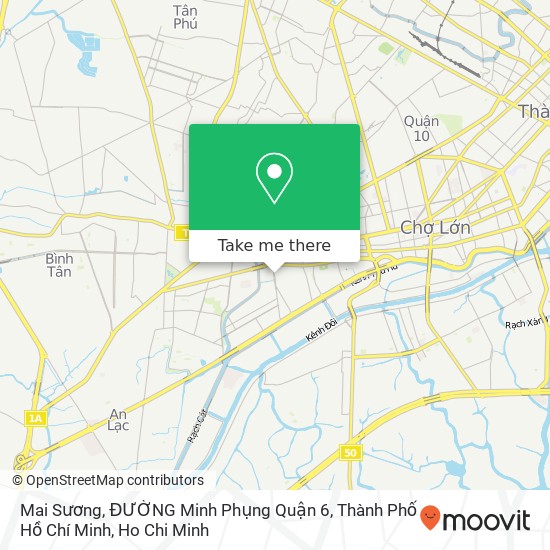 Mai Sương, ĐƯỜNG Minh Phụng Quận 6, Thành Phố Hồ Chí Minh map