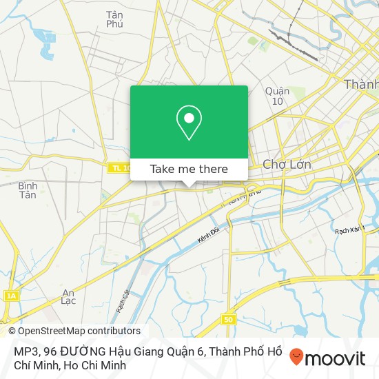 MP3, 96 ĐƯỜNG Hậu Giang Quận 6, Thành Phố Hồ Chí Minh map