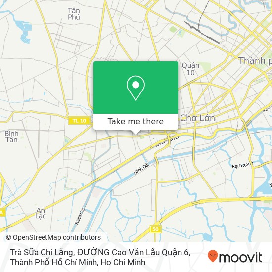 Trà Sữa Chi Lăng, ĐƯỜNG Cao Văn Lầu Quận 6, Thành Phố Hồ Chí Minh map