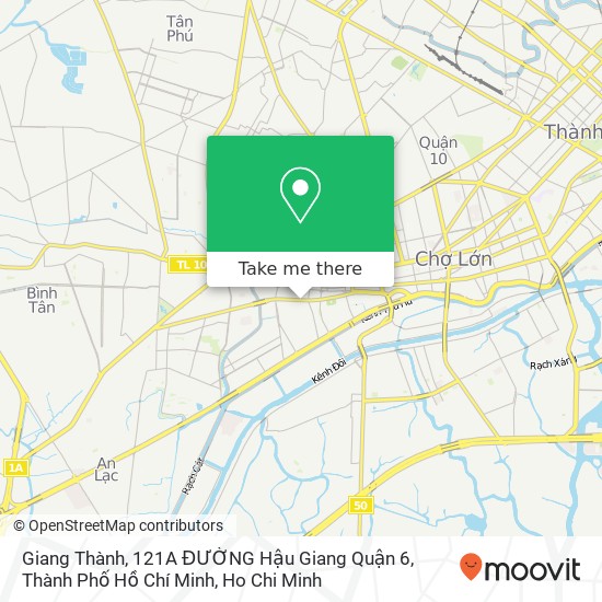 Giang Thành, 121A ĐƯỜNG Hậu Giang Quận 6, Thành Phố Hồ Chí Minh map