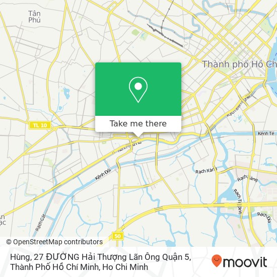 Hùng, 27 ĐƯỜNG Hải Thượng Lãn Ông Quận 5, Thành Phố Hồ Chí Minh map