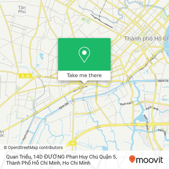 Quan Triều, 14D ĐƯỜNG Phan Huy Chú Quận 5, Thành Phố Hồ Chí Minh map