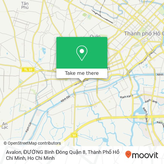 Avalon, ĐƯỜNG Bình Đông Quận 8, Thành Phố Hồ Chí Minh map