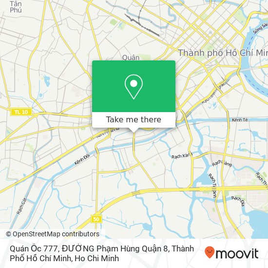 Quán Ốc 777, ĐƯỜNG Phạm Hùng Quận 8, Thành Phố Hồ Chí Minh map